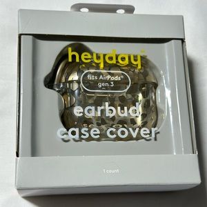 Apple AirPods 3rd Generation Silicone Case with Clip - Heyday Clear/Gold